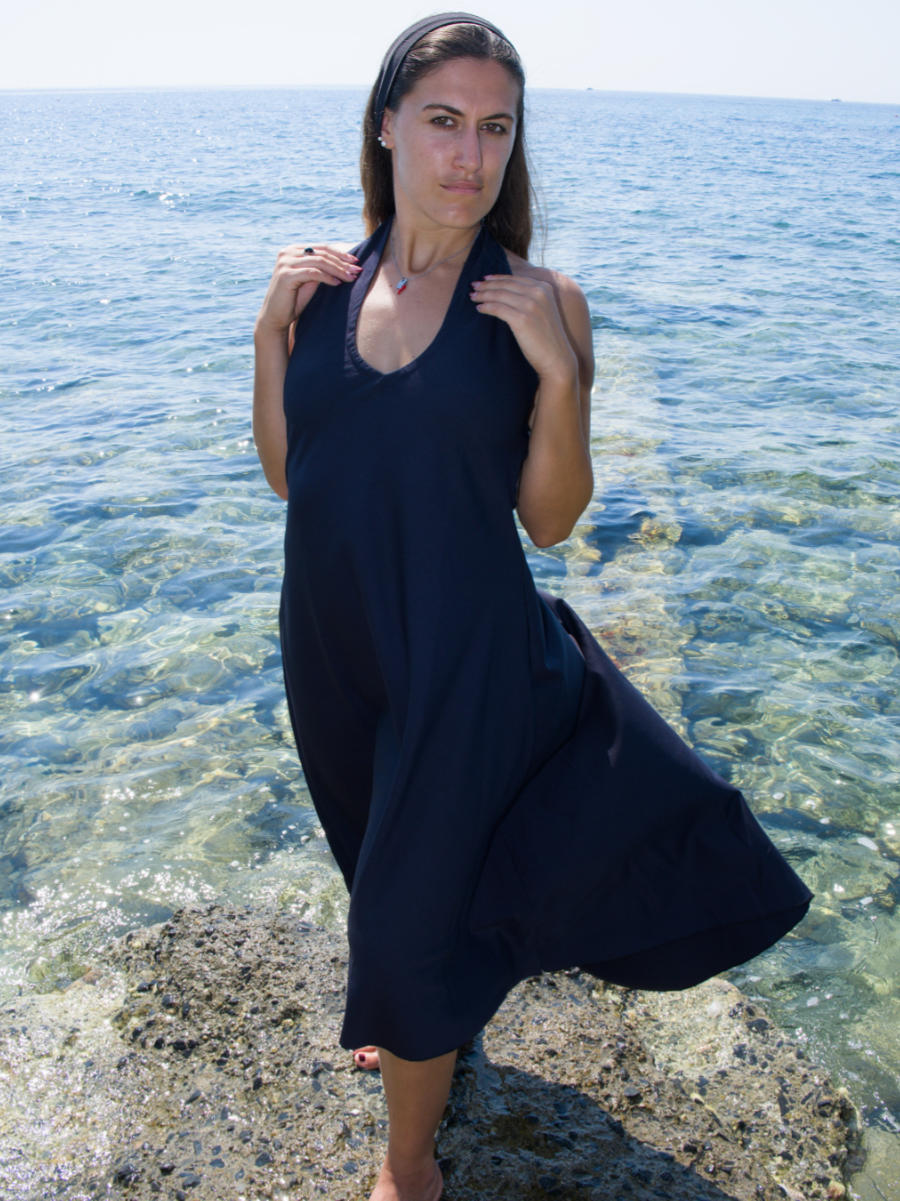 cristina india midi dress